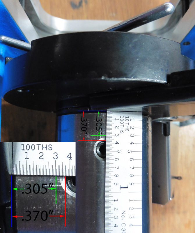 Measuring Shellplate bolt set screw